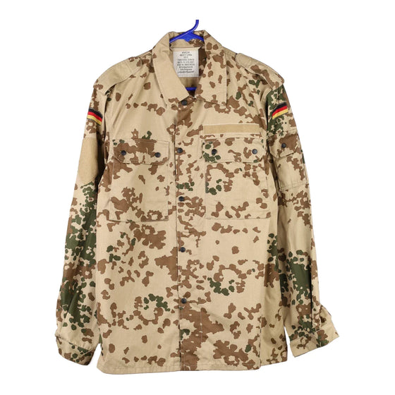 Pre-Loved khaki German Army Jacket - mens large