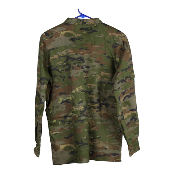 Vintage khaki Spanish Army Jacket - mens medium