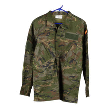  Vintage khaki Spanish Army Jacket - mens medium