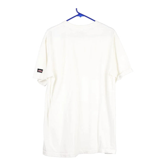Vintage white Dickies T-Shirt - mens large