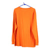 Vintage orange Dickies Long Sleeve T-Shirt - mens x-large