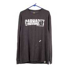  Vintage grey Carhartt Long Sleeve T-Shirt - mens small