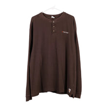  Vintage brown Carhartt Long Sleeve T-Shirt - mens large
