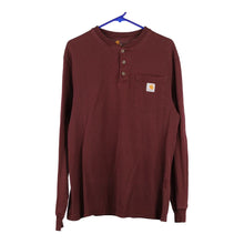  Vintage red Carhartt Long Sleeve T-Shirt - mens small