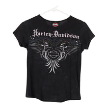  Vintage black Myrtle Beach, South Carolina Harley Davidson T-Shirt - womens small