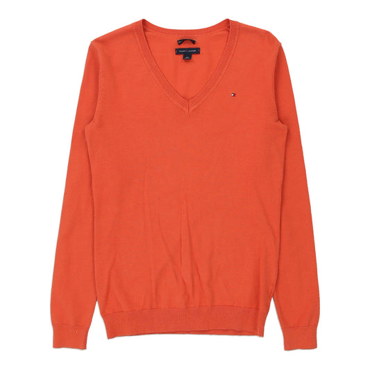Vintage orange Tommy Hilfiger Jumper - mens small