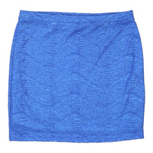  Vintage blue Unbranded Mini Skirt - womens 28" waist