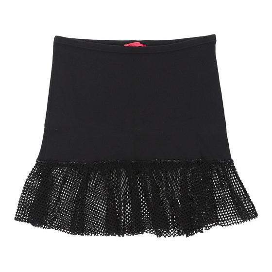 Vintage black Verdissima Mini Skirt - womens 30" waist