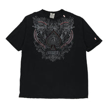 Vintage black Avirex T-Shirt - mens xx-large