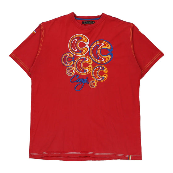 Vintage red Coogi T-Shirt - mens xx-large