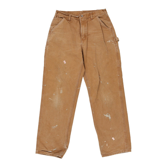 Vintage brown Carhartt Carpenter Trousers - mens 31" waist