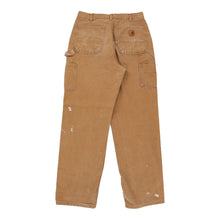  Carhartt Carpenter Trousers - 31W 32L Brown Cotton