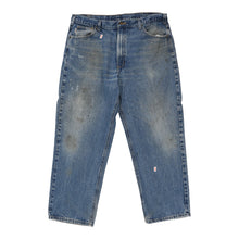 Vintage blue Heavily Worn Carhartt Jeans - mens 40" waist