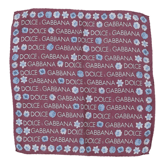 Dolce & Gabbana Handkerchief - No Size Red Silk