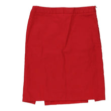  Vintage red Costume National Midi Skirt - womens 30" waist