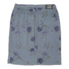 Vintage blue Les Copains Mini Skirt - womens 32" waist