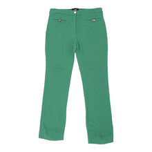  Vintage green Cavalli Class Trousers - womens 32" waist