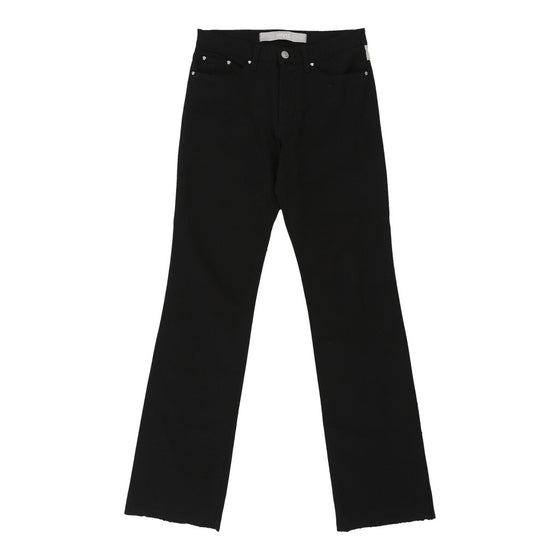 Vintage black Versace Trousers - womens 28" waist