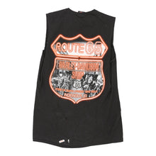  Vintage black Route 66 Harley Davidson Vest - mens medium