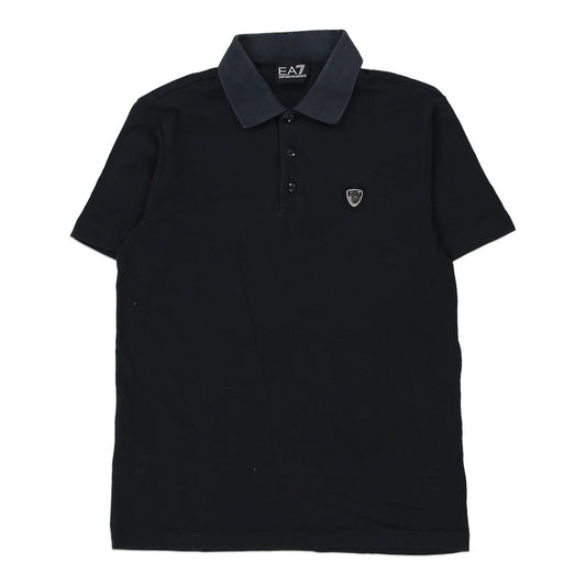 Vintage black Ea7 Polo Shirt - mens small