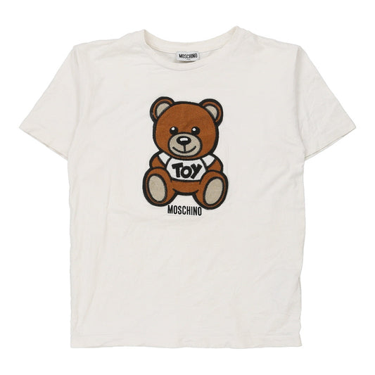 Vintage white Age 12 Moschino T-Shirt - boys medium