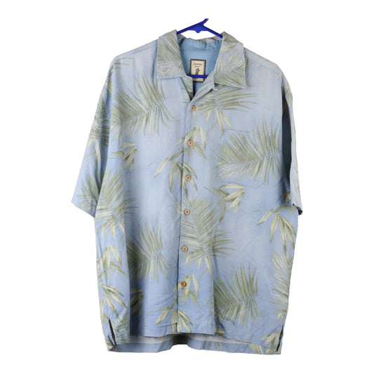 Vintage Jamaica Jaxx Floral Hawaiian Shirt - 2XL Grey Viscose Blend