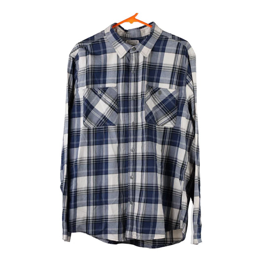 Vintage Converse Checked Shirt - Large Blue Cotton