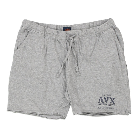Vintage grey Avirex Sport Shorts - mens x-large