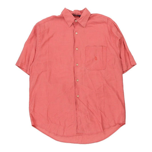 Vintage pink Nautica Short Sleeve Shirt - mens medium