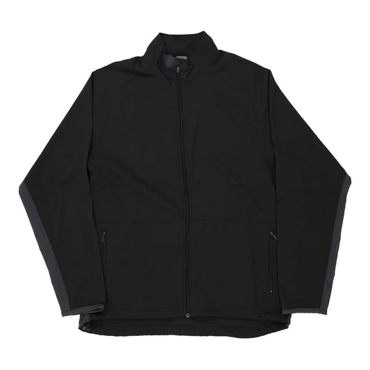 Vintage black Nike Track Jacket - mens x-large