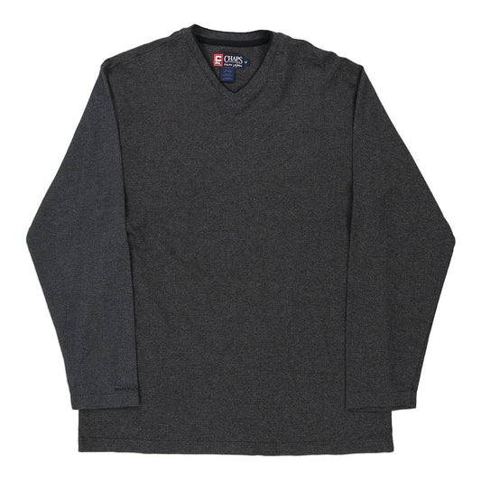 Vintage grey Chaps Ralph Lauren Jumper - mens medium