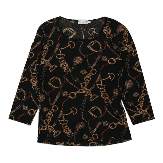 Vintage black Evidence Top - womens small