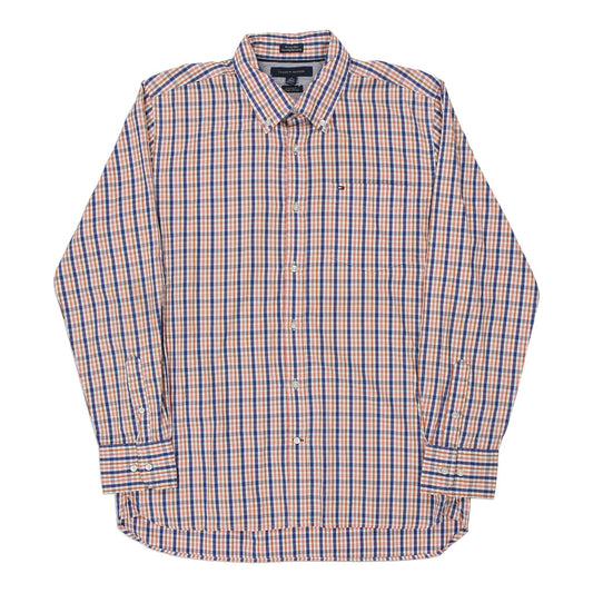 Vintage Tommy Hilfiger Checked Shirt - Large Multicoloured Cotton