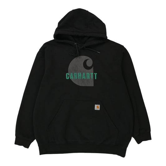 Vintage black Carhartt Hoodie - mens x-large