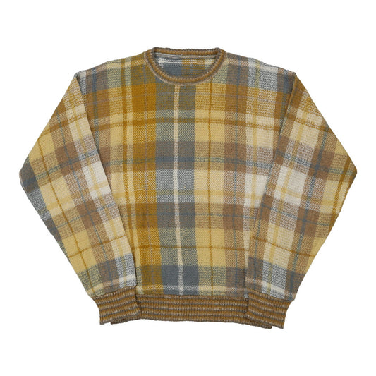 Vintage yellow Unbranded Jumper - mens medium