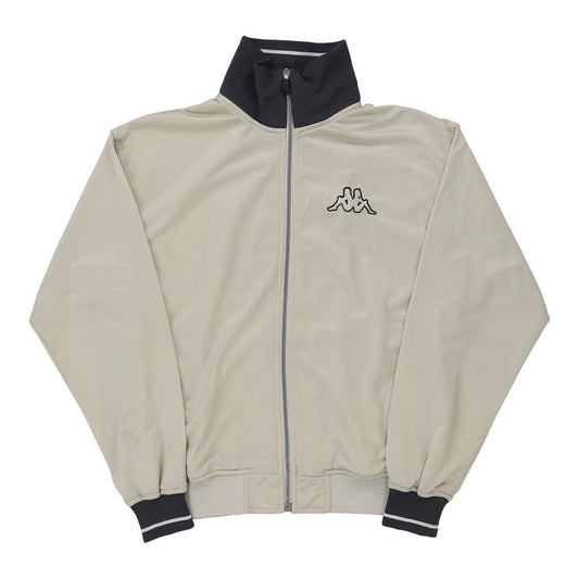 Vintage beige Kappa Track Jacket - mens small