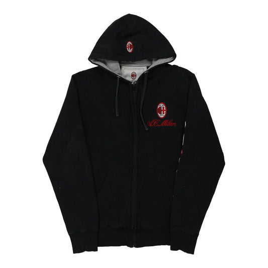 Vintage black A.C. Milan Hoodie - mens large
