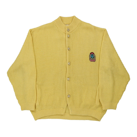 Vintage yellow Umpado Cardigan - mens x-large
