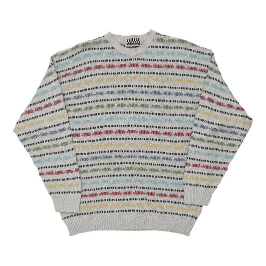 Vintage multicoloured Marcazzani Jumper - mens x-large