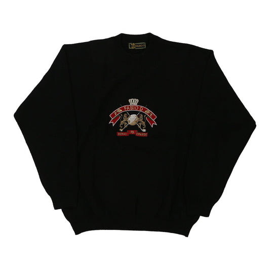 Vintage black Fabio D. Jumper - mens x-large