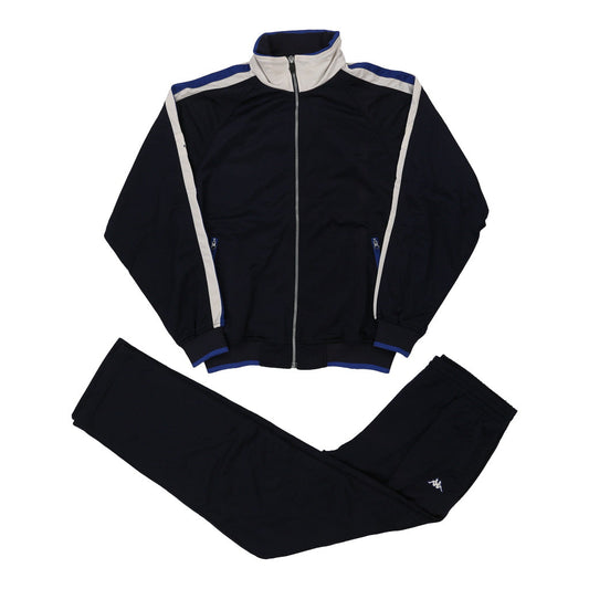Vintage navy Kappa Full Tracksuit - mens large