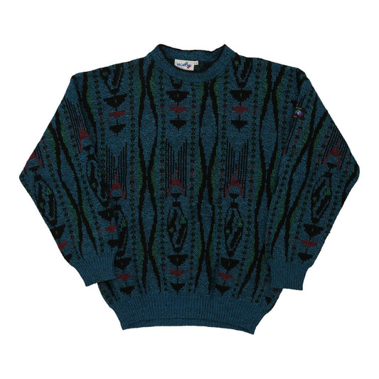 Vintage blue Vagabond Jumper - mens large