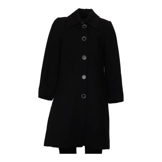 Vintage black Unbranded Overcoat - womens large