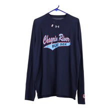  Vintage navy Chagrin River Blue Sox Under Armour Long Sleeve Top - mens large