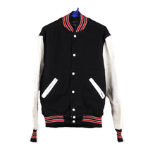  Vintage black Holloway Varsity Jacket - mens medium