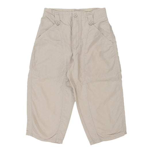 Benetton Shorts - 36W UK 18 Beige Cotton
