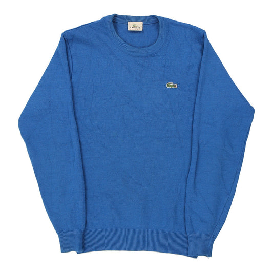 Vintage Lacoste Jumper - Small Blue Wool Blend