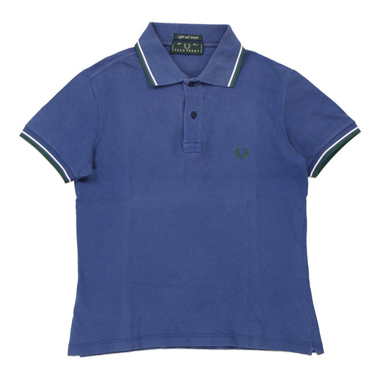 Vintage Fred Perry Polo Shirt - Small Blue Cotton