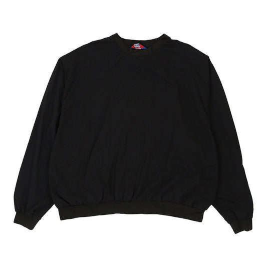 Vintage black Champion Windbreaker - mens x-large