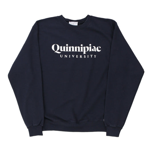 Vintage black Quinnipiac University Champion Sweatshirt - mens medium